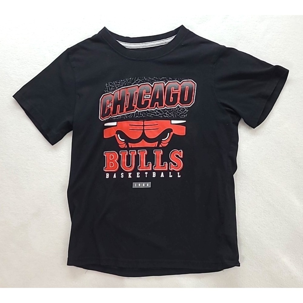 Kids Large Official NBA‎ Chicago Bulls T Shirt sz 14 16